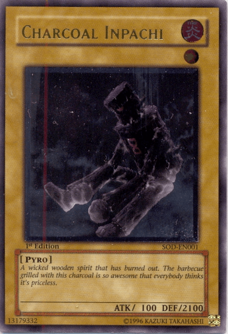 Charcoal Inpachi [SOD-EN001] Ultimate Rare (ONLINE ORDER ONLY)