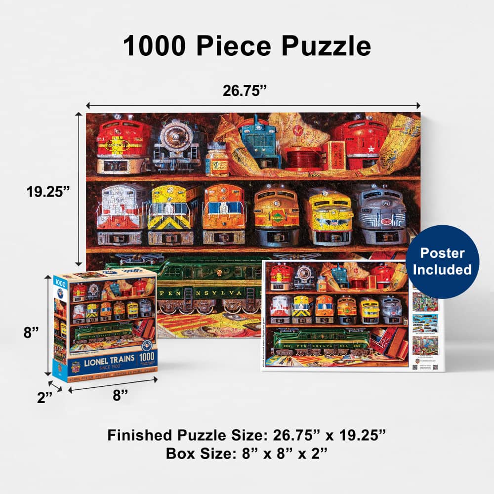 Lionel Trains - Well Stocked Shelves 1000 Piece Jigsaw Puzzle