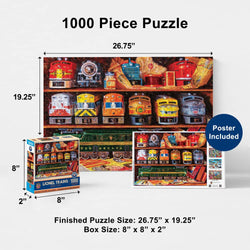 Lionel Trains - Well Stocked Shelves 1000 Piece Jigsaw Puzzle