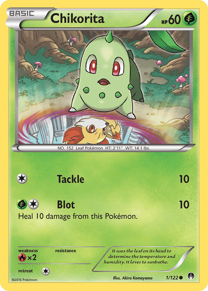 Chikorita (1/122) [XY: BREAKpoint] (Online Only)