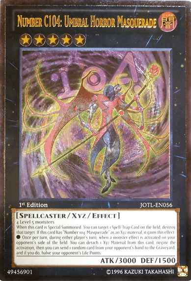 Number C104: Umbral Horror Masquerade (UTR) [JOTL-EN056] Ultimate Rare (ONLINE ORDER ONLY)