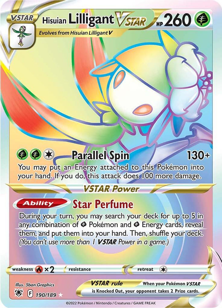 Hisuian Lilligant VSTAR (190/189) [Sword & Shield: Astral Radiance] (Online Only)
