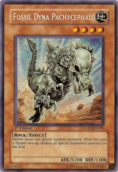 Fossil Dyna Pachycephalo [LODT-EN099] Secret Rare (ONLINE ORDER ONLY)