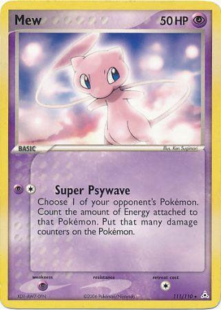 Mew (111/110) (Non Holo DVD Promo) [EX: Holon Phantoms] (Online Only)