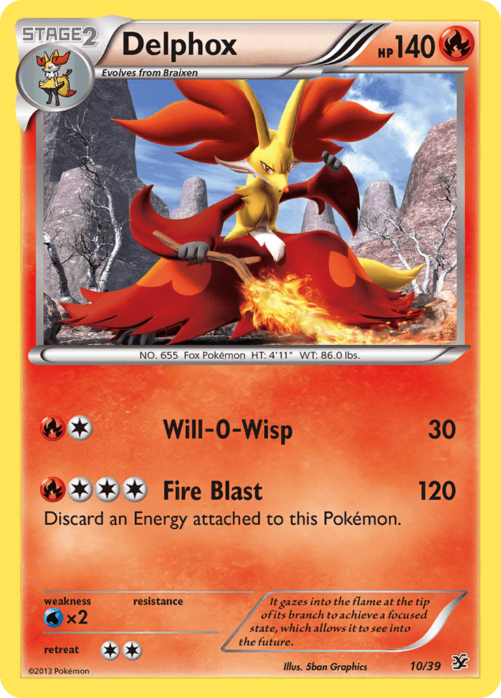 Delphox (10/39) [XY: Kalos Starter Set] (Online Only)
