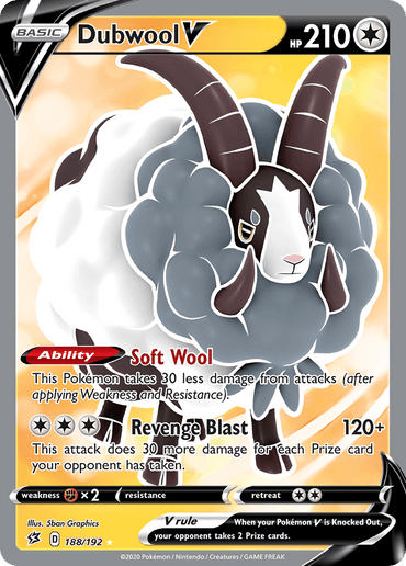 Dubwool V (188/192) [Sword & Shield: Rebel Clash] (Online Only)
