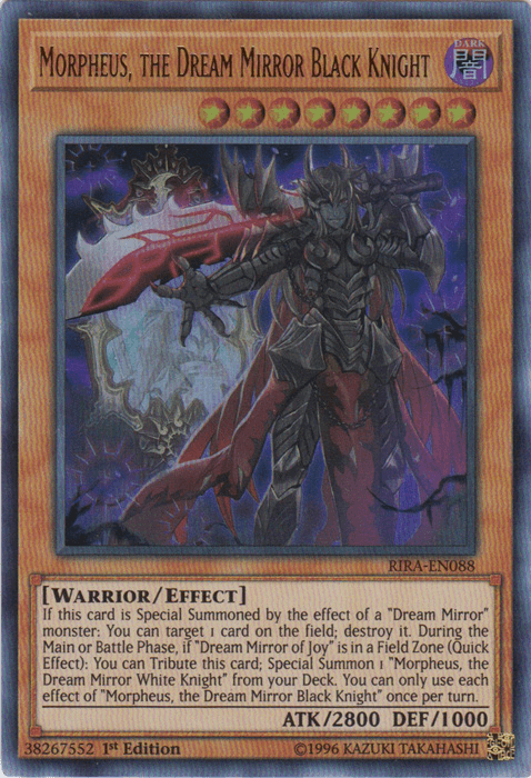 Morpheus, the Dream Mirror Black Knight [RIRA-EN088] Ultra Rare (ONLINE ORDER ONLY)
