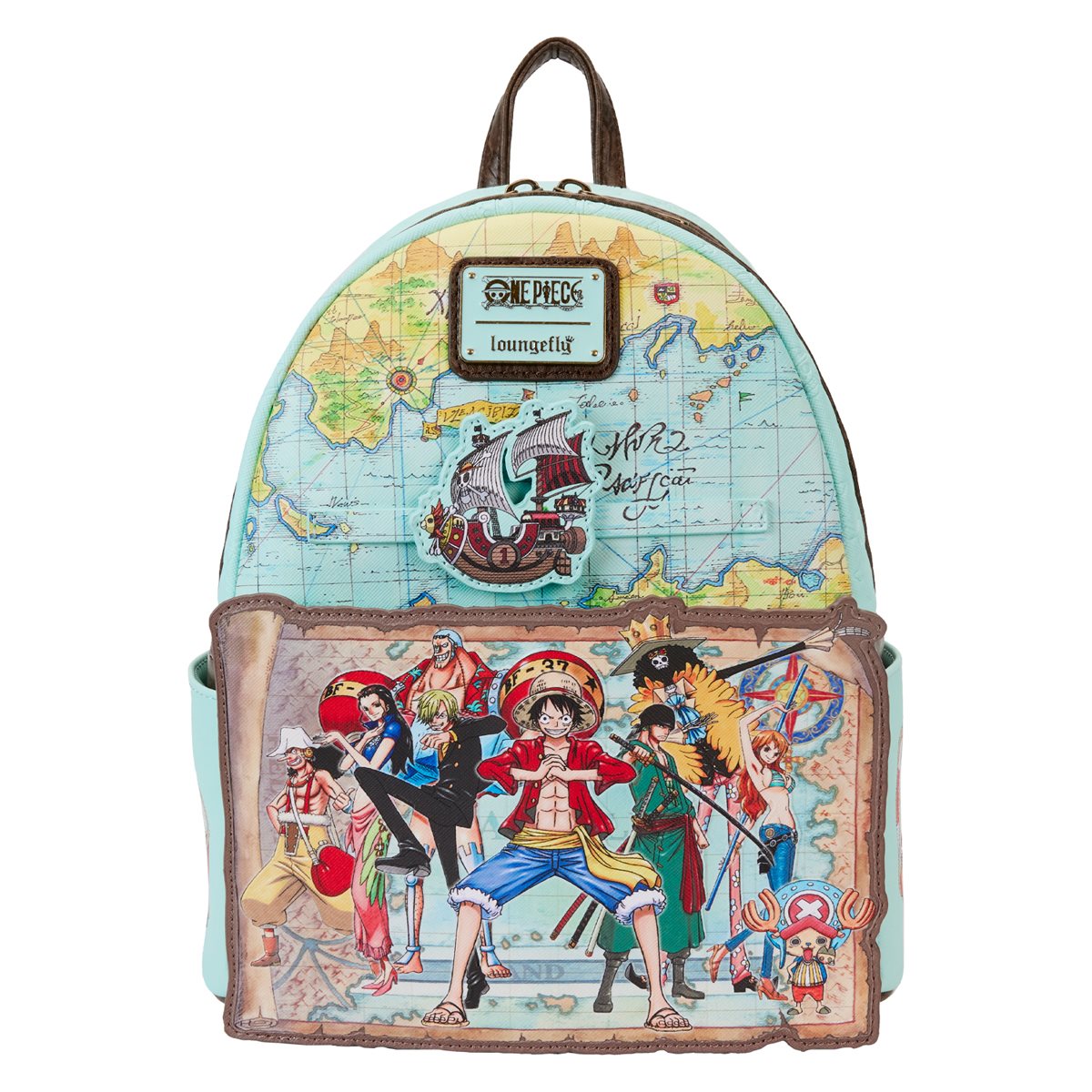 One Piece Luffy Gang Map Mini-Backpack (ONLINE ORDER ONLY)