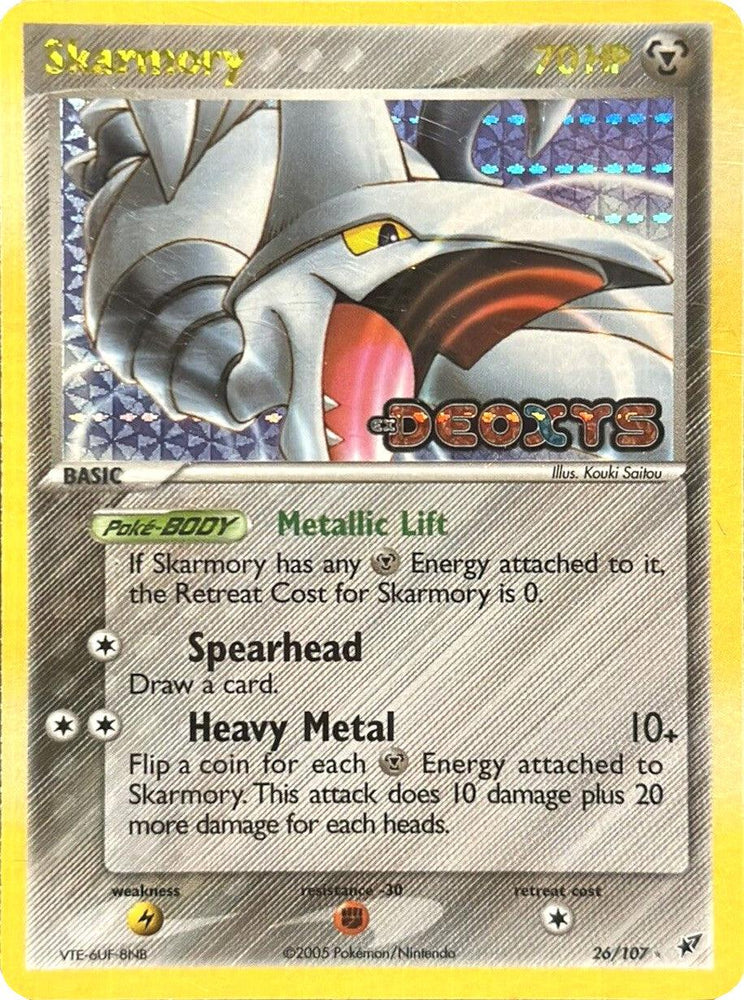 Skarmory (26/107) (Stamped) [EX: Deoxys] (Online Only)