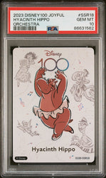 2023 CARD FUN DISNEY 100 JOYFUL ORCHESTRA HYACINTH HIPPO SSR18 PSA 10 (Online Order Only)