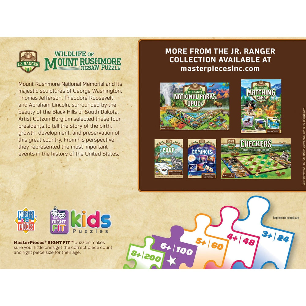 Wildlife of Mount Rushmore - 100 Piece Jigsaw Puzzle (ONLINE ORDER ONLY)