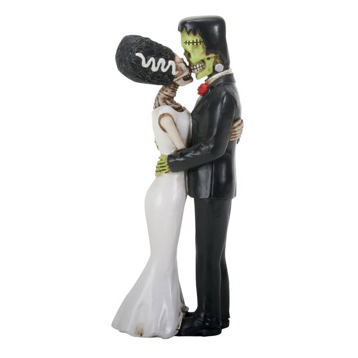 Frankenstein Skull and Bride Kissing (ONLINE ORDER ONLY)