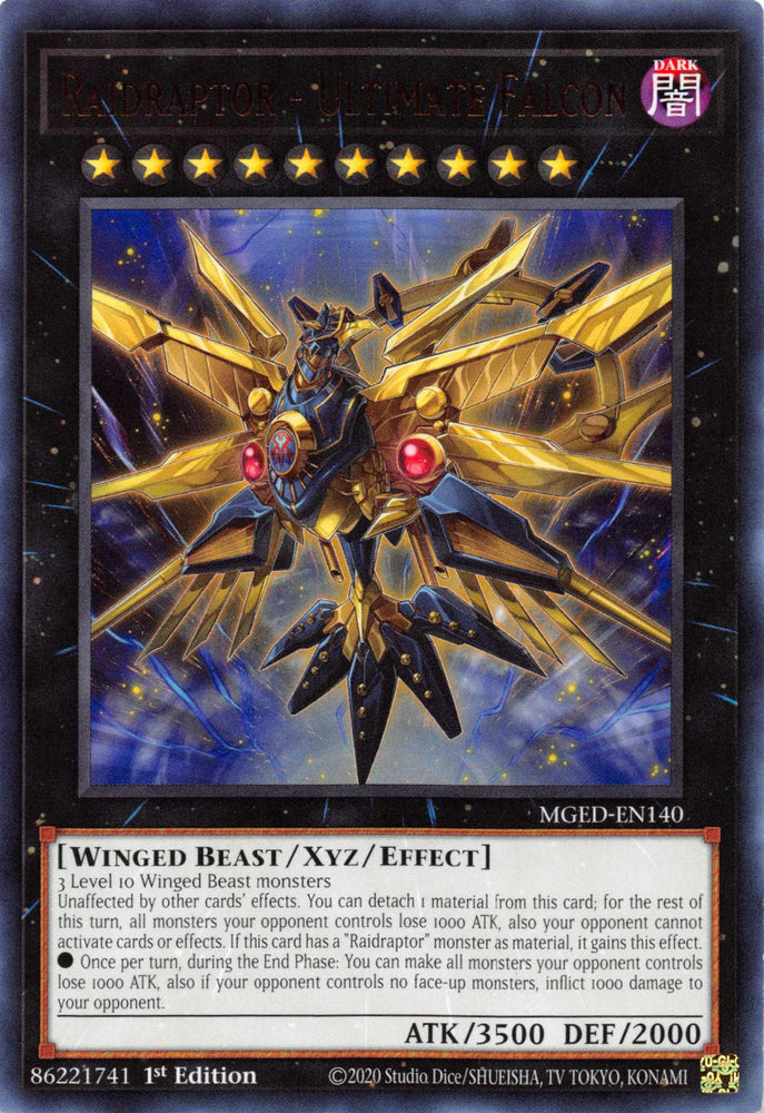 Raidraptor - Ultimate Falcon [MGED-EN140] Rare (ONLINE ORDER ONLY)