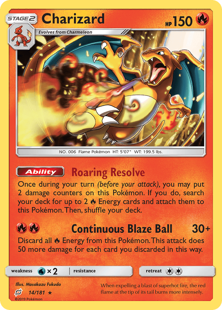 Charizard (14/181) [Sun & Moon: Team Up] (Online Only)
