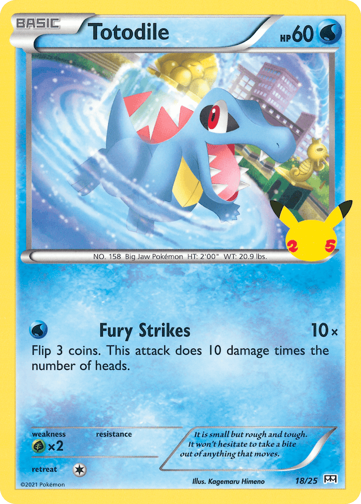 Totodile (18/25) [McDonald's 25th Anniversary] (Online Only)