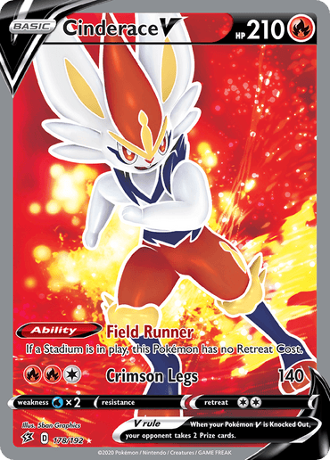 Cinderace V (178/192) [Sword & Shield: Rebel Clash] (Online Only)