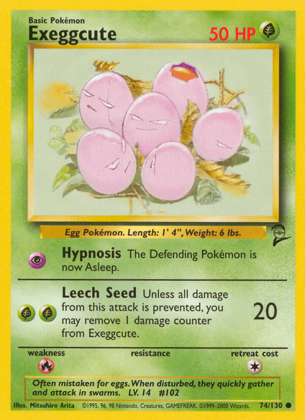 Exeggcute (74/130) [Base Set 2] (Online Only)