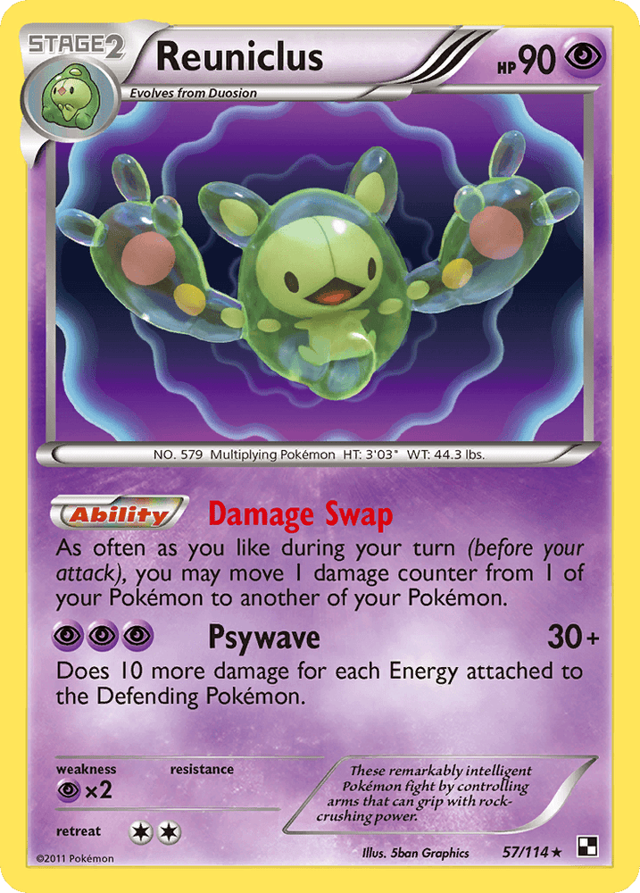 Reuniclus (57/114) [Black & White: Base Set] (Online Only)