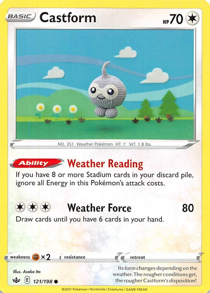 Castform (121/198) [Sword & Shield: Chilling Reign] (Online Only)