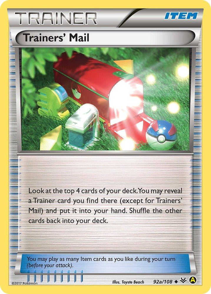 Trainers Mail (92a/108) [Alternate Art Promos] (Online Only)