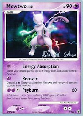 Mewtwo LV.51 (9/100) (Stallgon - David Cohen) [World Championships 2009] (Online Only)