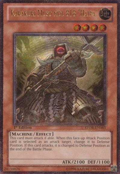 Karakuri Muso mdl 818 "Haipa" [STOR-EN083] Ultimate Rare (ONLINE ORDER ONLY)
