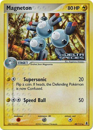 Magneton (48/113) (Stamped) [EX: Delta Species] (Online Only)