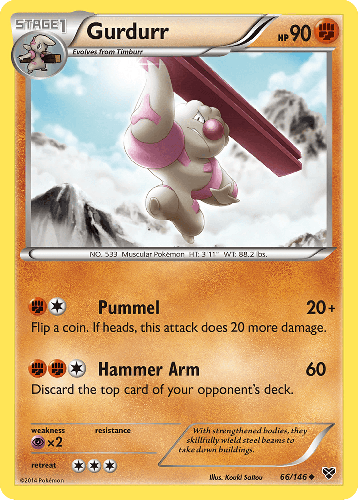 Gurdurr (66/146) [XY: Base Set] (Online Only)