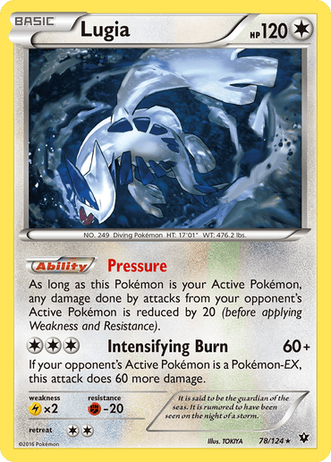 Lugia (78/124) [XY: Fates Collide] (Online Only)