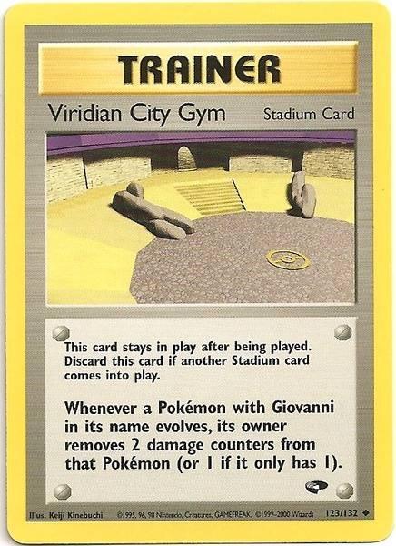 Viridian City Gym (123/132) [Gym Challenge Unlimited] (Online Only)