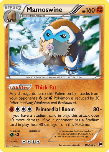 Mamoswine (82/162) [XY: BREAKthrough] (Online Only)