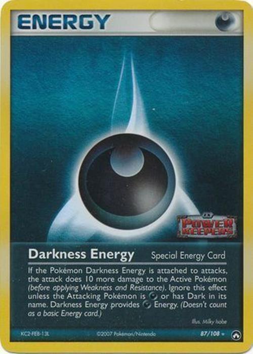 Darkness Energy (87/108) (Stamped) [EX: Power Keepers] (Online Only)
