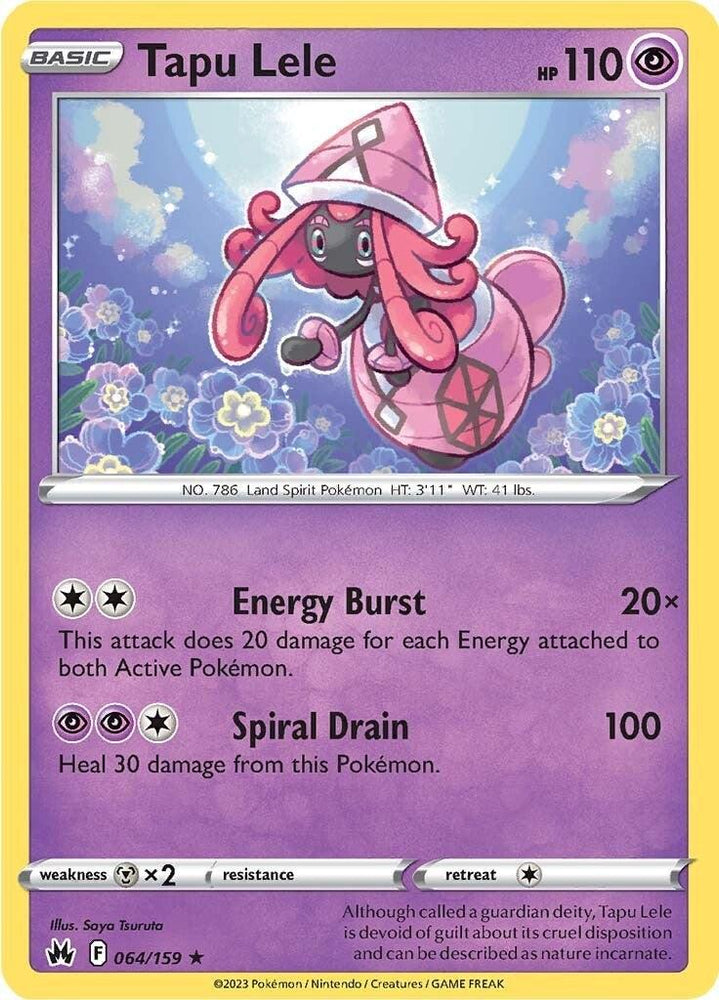 Tapu Lele (064/159) [Sword & Shield: Crown Zenith] (Online Only)