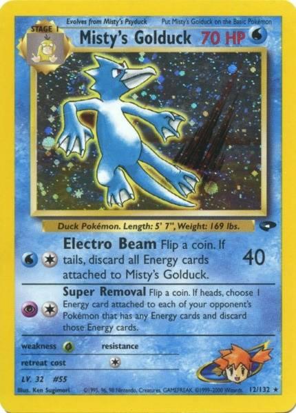 Misty's Golduck (12/132) [Gym Challenge Unlimited] (Online Only)