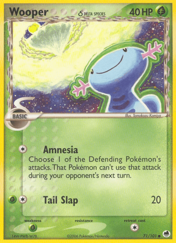 Wooper (71/101) (Delta Species) [EX: Dragon Frontiers] (Online Only)