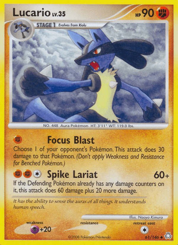 Lucario (61/146) [Diamond & Pearl: Legends Awakened] (Online Only)