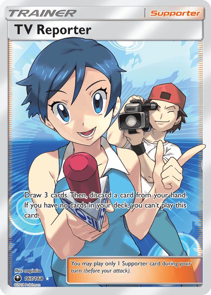 TV Reporter (167/168) [Sun & Moon: Celestial Storm] (Online Only)