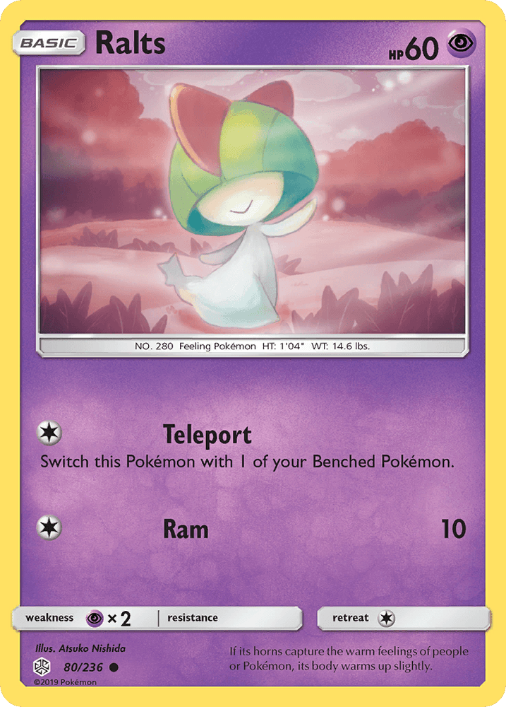 Ralts (80/236) [Sun & Moon: Cosmic Eclipse] (Online Only)