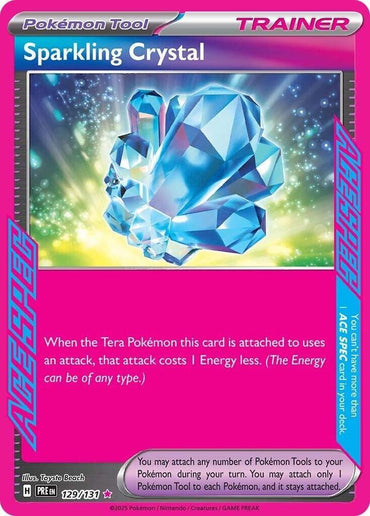 Sparkling Crystal (129/131) [Scarlet & Violet: Prismatic Evolutions] (Online Only)