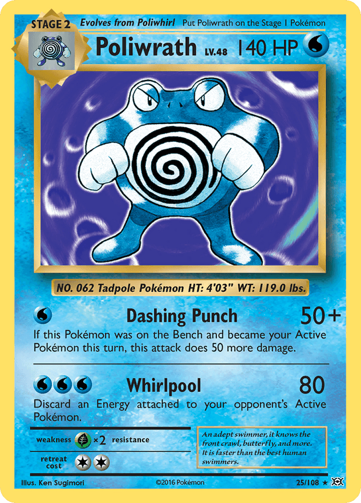 Poliwrath (25/108) [XY: Evolutions] (Online Only)