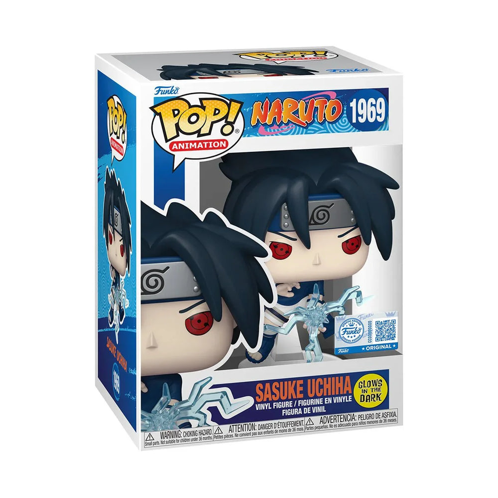 Naruto Sasuke Uchiha (Chidori) Glow-in-the-Dark Funko Pop! Vinyl Figure #1969 - Entertainment Earth Exclusive (ONLINE ORDER ONLY)