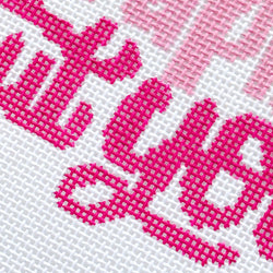 Cotswold Co Designs - Mental Health Needlepoint Canvas, Modern Cheeky Needlepoint Pillow Canvas, 13 Mesh, 9”x6” design, Snarky Needlepoint Canvas (ONLINE ORDER ONLY)