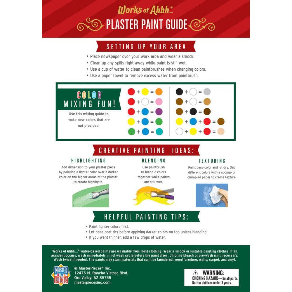 Holiday Nutcrackers - 3-Pack Plaster Paint Kit (ONLINE ORDER ONLY)