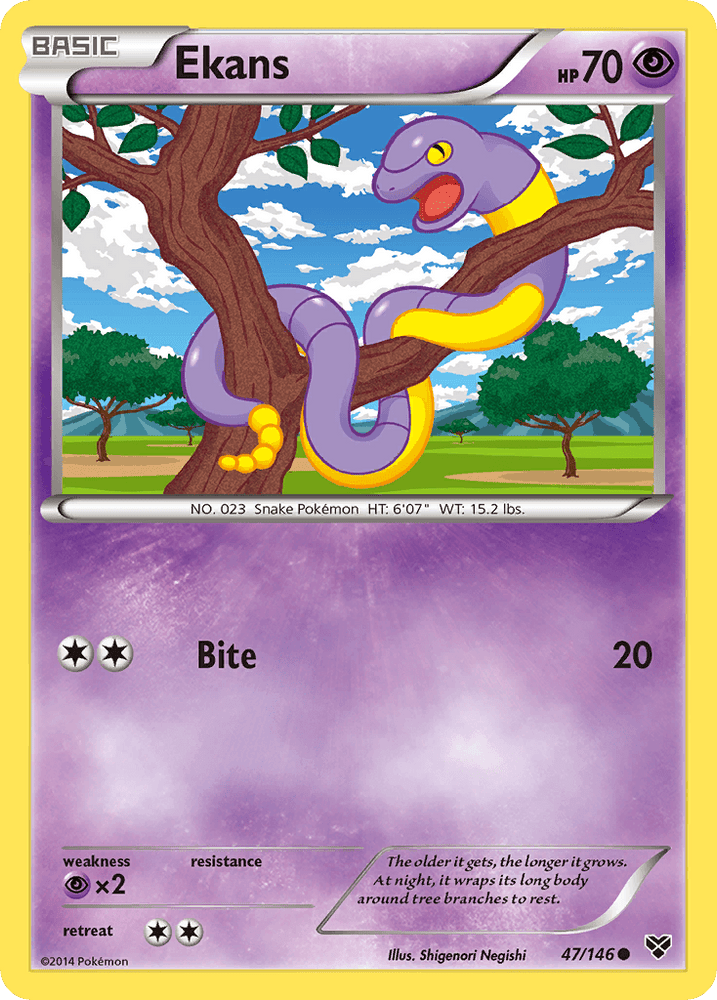 Ekans (47/146) [XY: Base Set] (Online Only)