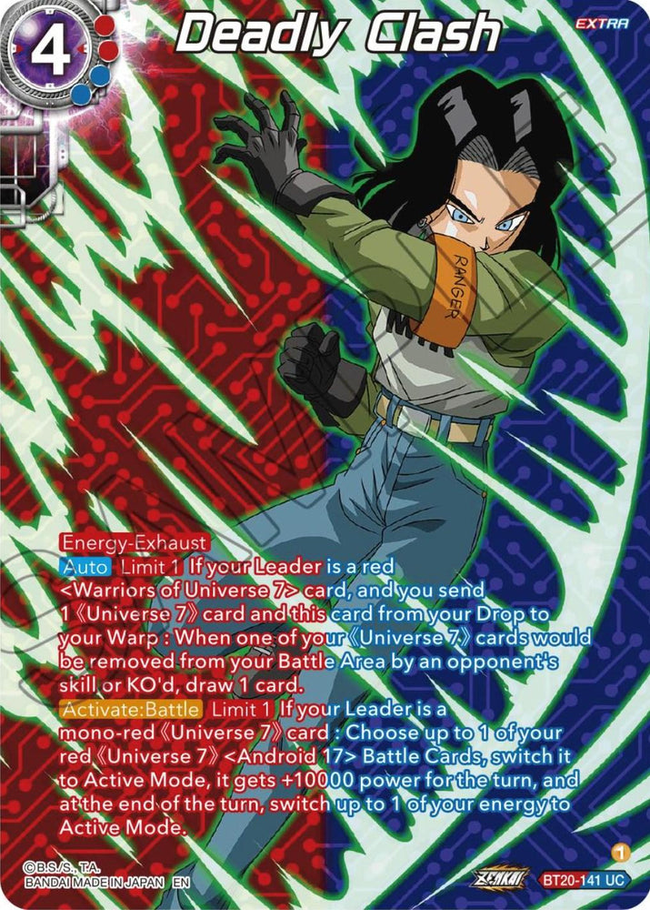 Deadly Clash (Silver Foil) (BT20-141) [Power Absorbed] (ONLINE ORDER ONLY)