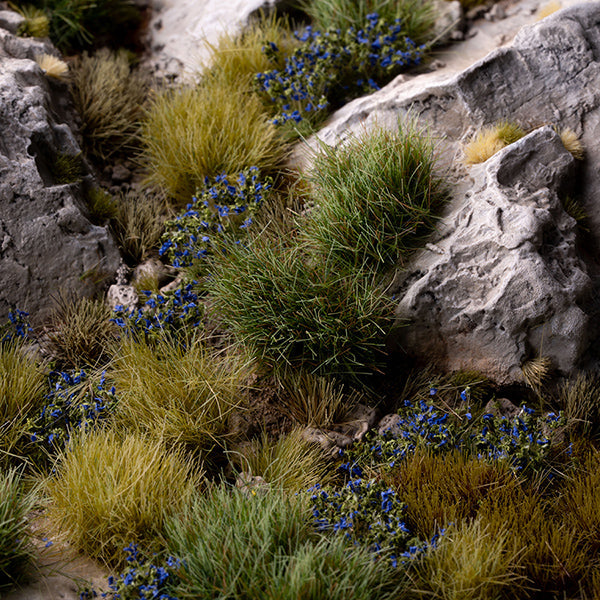 Gamers Grass Tufts: Blue Flowers- Wild (ONLINE ORDER ONLY)
