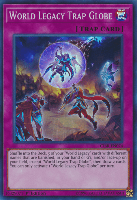 World Legacy Trap Globe [CIBR-EN074] Super Rare (ONLINE ORDER ONLY)