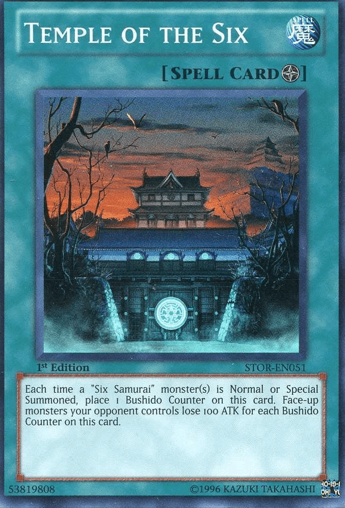 Temple of the Six [STOR-EN051] Super Rare (ONLINE ORDER ONLY)