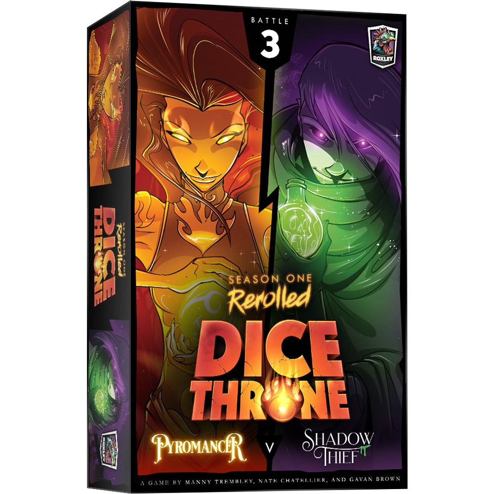 Dice Throne Season 1 - Box 3 - Pyromancer vs Shadow Thief (ONLINE ORDER ONLY)