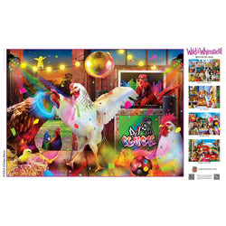 Wild & Whimsical - Chicken Dance 1000 Piece Jigsaw Puzzle (ONLINE ORDER ONLY)